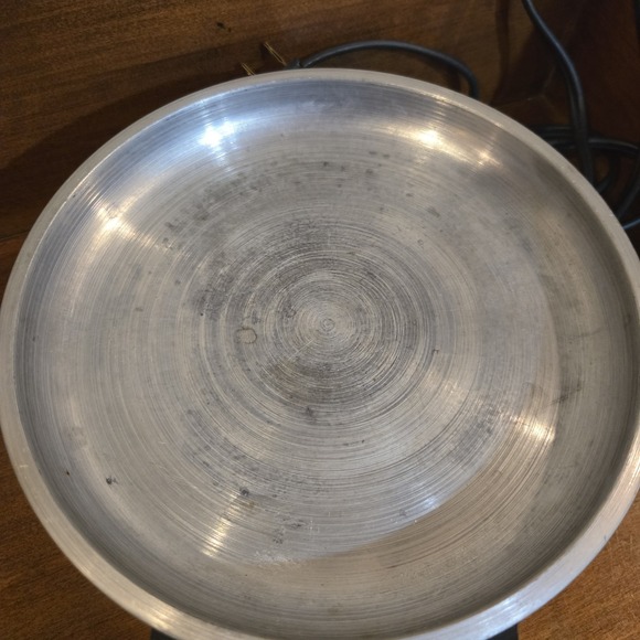 Oster Electric Fondue Warmer Hot Plate Avocado Green MCM Vintage Tested W/ Forks - Picture 14 of 16